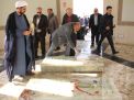 گزارش تصویری مراسم غبار روبی مزار شهدا